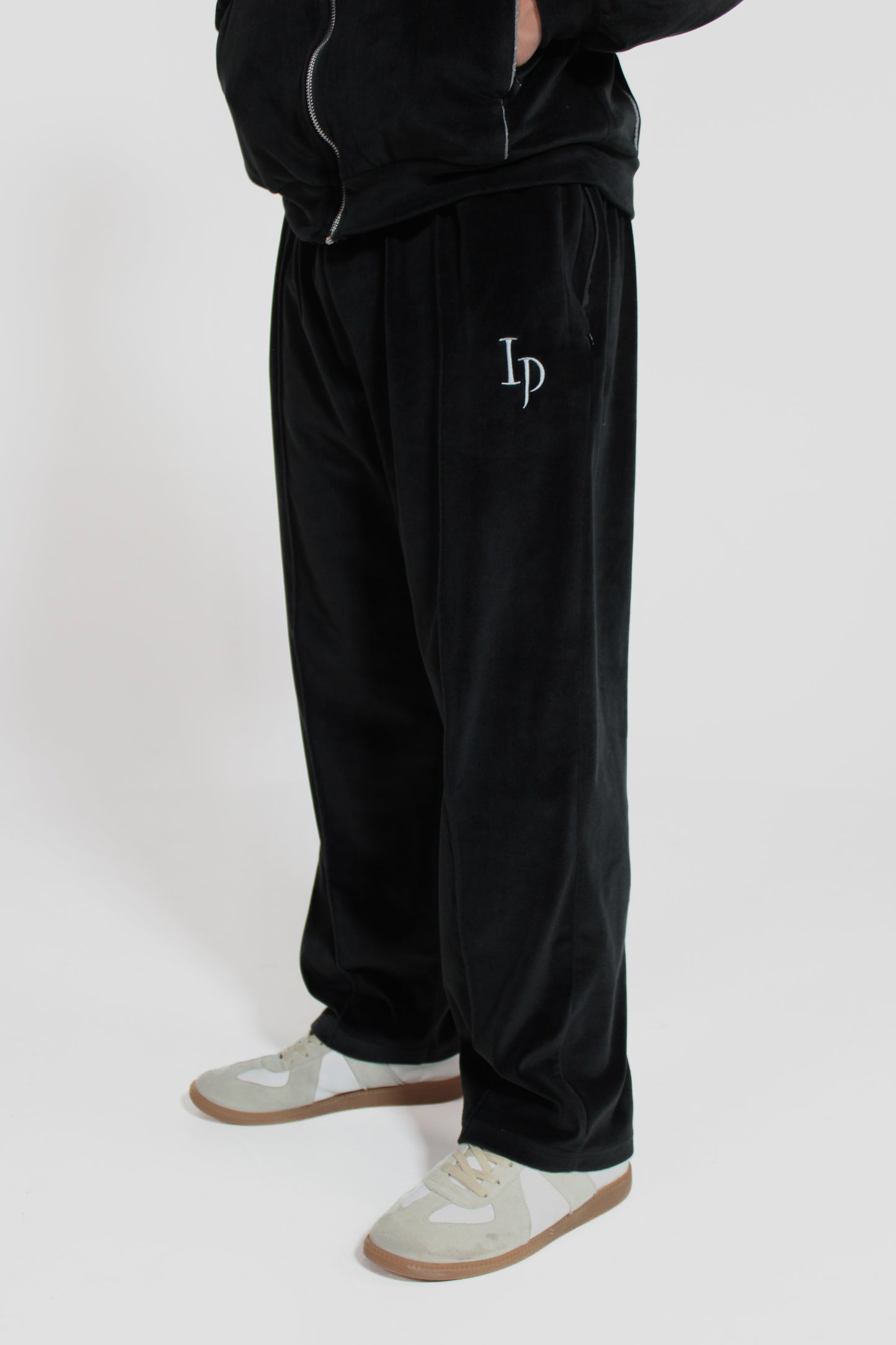 Velour Black SweatPants