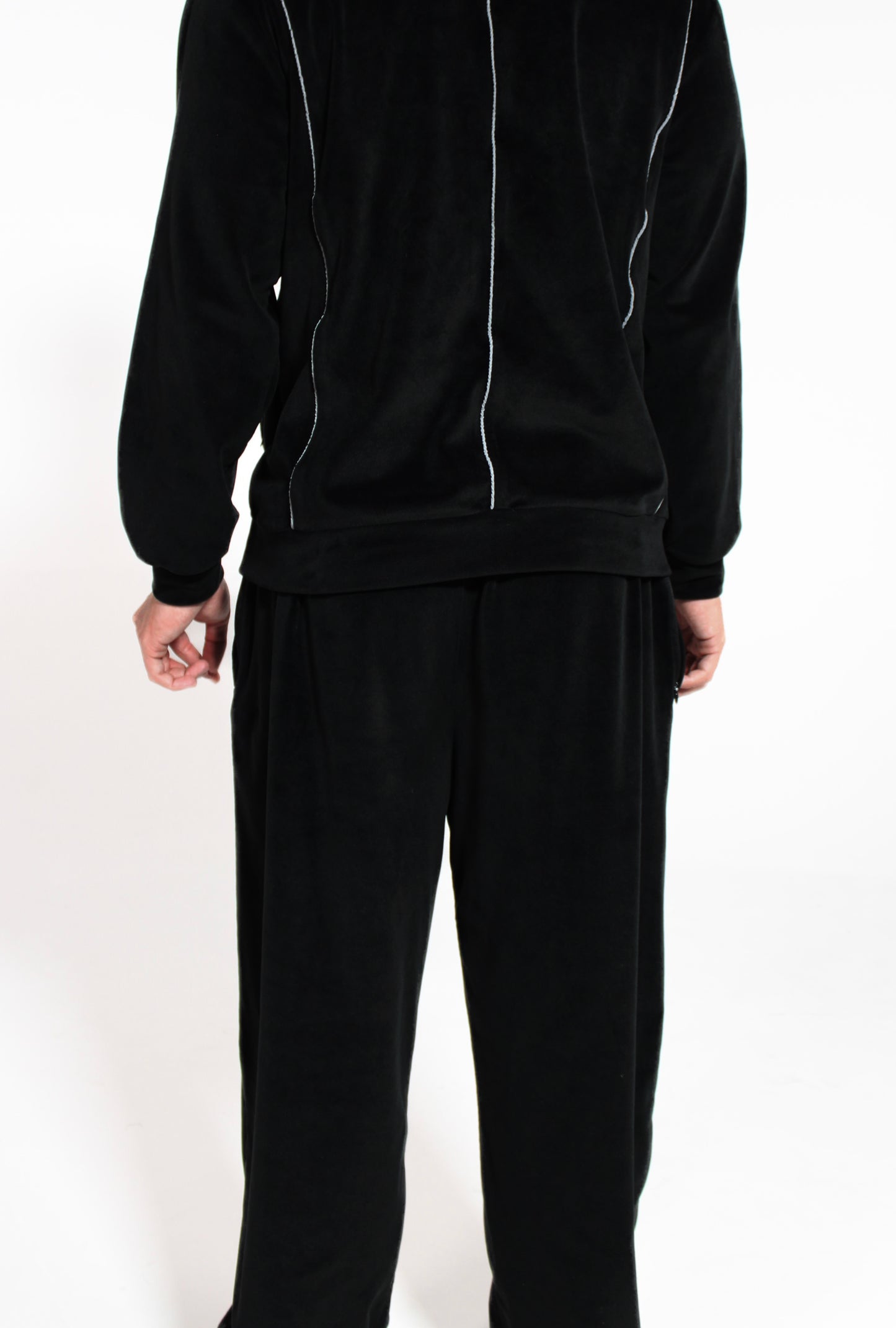 Velour Black SweatPants