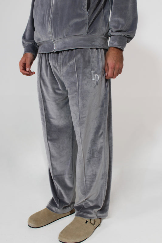 Velour Grey SweatPants