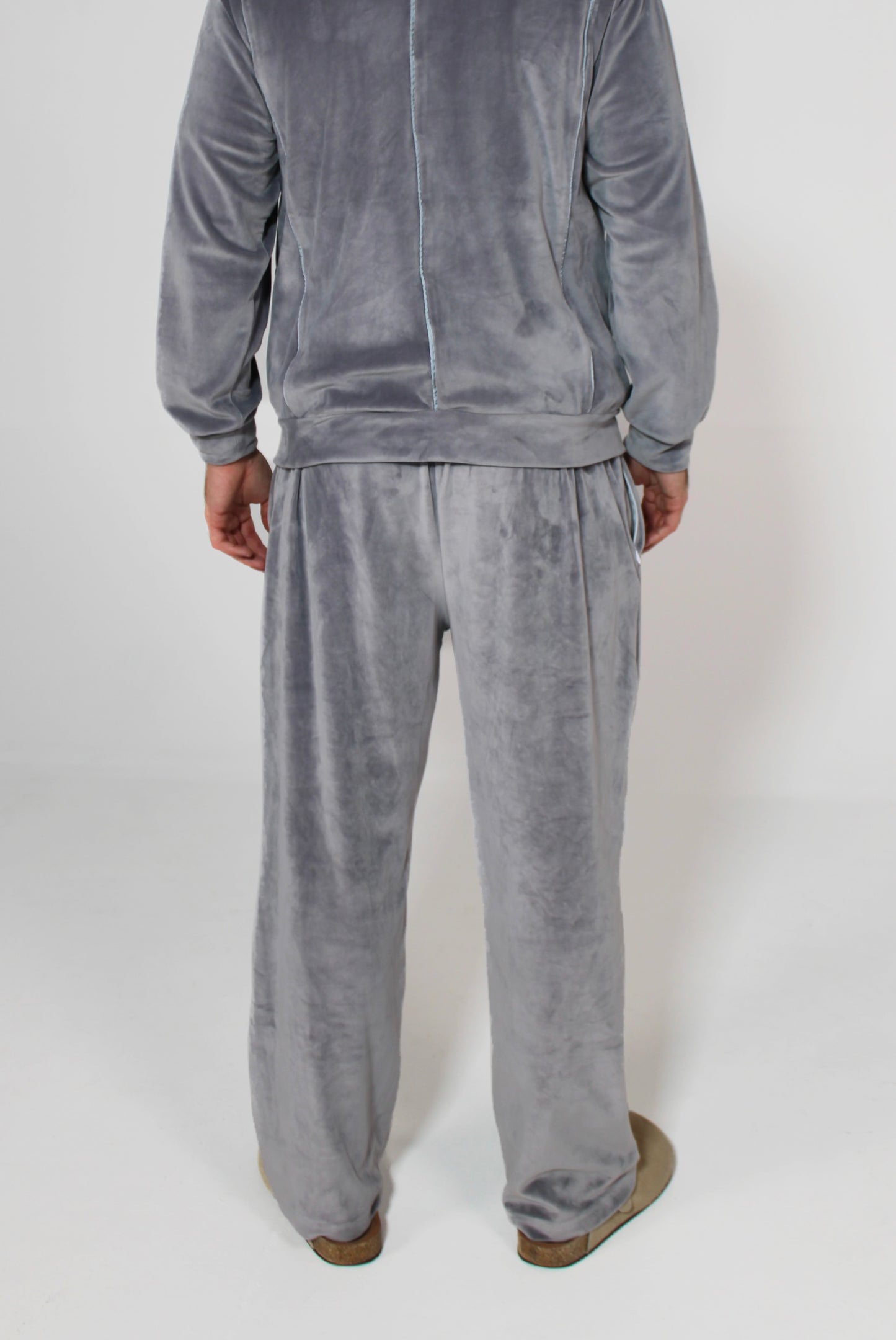 Velour Grey SweatPants